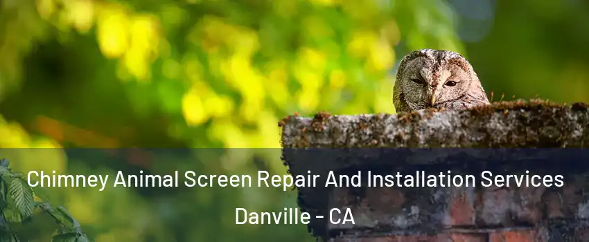  Chimney Animal Screen Repair And Installation Services Danville - CA