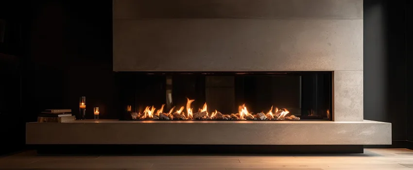 Gas Fireplace Ember Bed Design Services in Danville, California