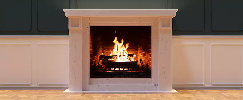 Open Flame Wood-Burning Fireplace Installation Services in Danville, California